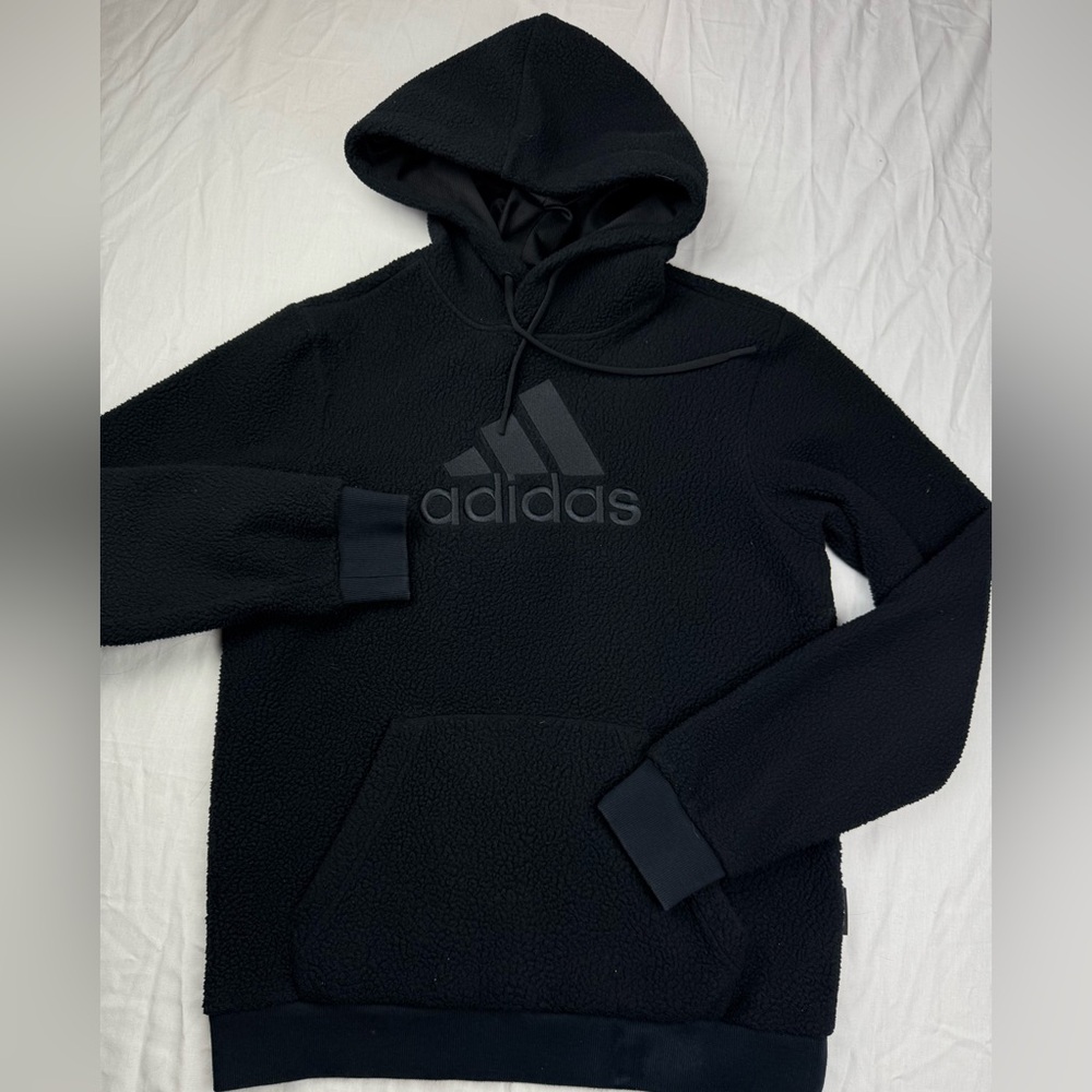 Adidas Men's Black Fleece Hoodie